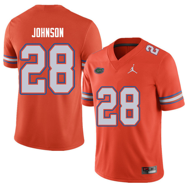 Jordan Brand Men #28 Kylan Johnson Florida Gators College Football Jerseys Sale-Orange